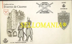 2020 ORDEN DE LOS FRATES DE CACERES SHIELD BOUCLIER 5442 FDC SPD TC23946 - Bild 1 von 1