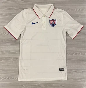 Nike 2014 USA World Cup Home Soccer Jersey 578024-105 White Men’s Size Small - Picture 1 of 6