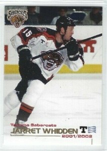 2001-02 Tacoma Sabercats (WCHL) Jarret Whidden