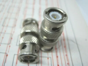 1pcs RADIALL R142703 MALE - MALE Adaptor BNC 75 - Imagen 1 de 1