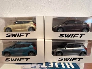 Suzuki Swift Minicar Pullback Color Sample Car 1:18 ABS Set of 4 - Picture 1 of 6