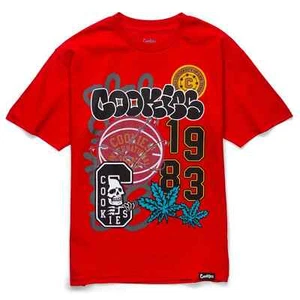 Cookies SF Livewire Red Black T Shirt Size Medium 100% Authentic - Picture 1 of 1