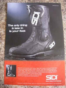 LORICA TOP GRAIN LEATHER MOTORCYCLE BOOTS BLACK RAIN EVOLUTION ADVERT A4 FILE 37 - Picture 1 of 1