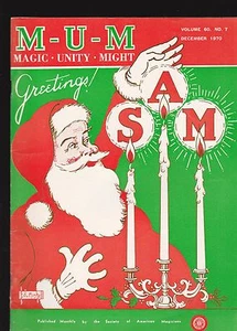 M-U-M Magic, Einheit, Könnte DEZEMBER 1970 KATALOG - AUS DEM SOC. OF AMER. MAGIER - Bild 1 von 3