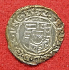 1532 HUNGARY SILVER DENAR Janos Szapolyai  ~ Free USA Shipping - Picture 1 of 6