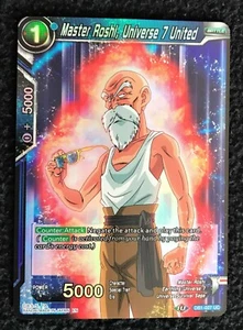 Dragon Ball Super TCG DB1-027 Holo Master Roshi Universe 7 United - Imagen 1 de 5