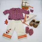 American Girl Bitty Baby Twins 2003 Harvest Plaid Outfit and Accessories - EUC
