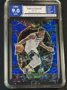 2022-23 Select Concourse Level 46 Anthony Edwards Blue Scope /249 C3 Grading 9 - Picture 1 of 2