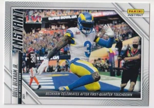 2022 Panini Instant Odell Beckham Jr SUPER BOWL LVI /315 LA Rams #261 SP - Picture 1 of 1