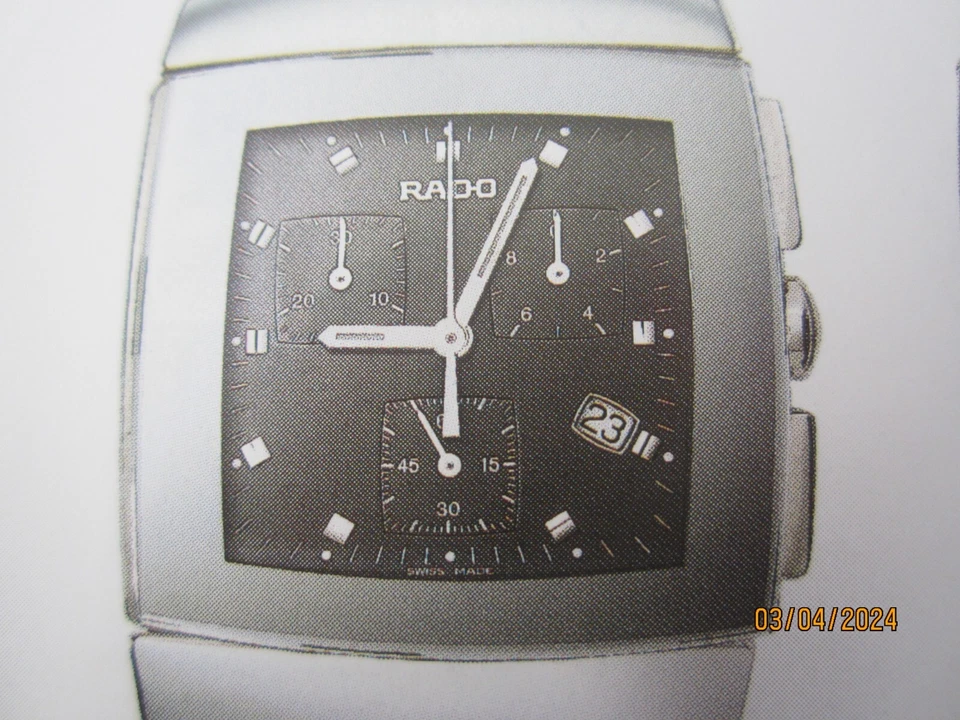 Rado Men's R13477152 Sintra Ceramic Chronograph Watch