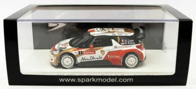  Citroen DS3 WRC Winner Monte Carlo 2013 Loeb-Elena  Spark 1/43 Scale S3353 - Immagine 1 di 2