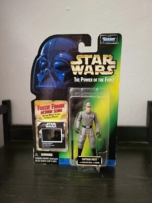 Cuadro Star Wars Captain Piett Power of the Force Freeze 1997 Kenner A Nuevo en Paquete Foto 1 de 4