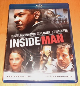 INSIDE MAN Denzel Washington BLU-RAY EXCELLENT SHAPE RARE & OOP - Picture 1 of 2