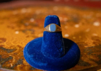 14K Antique Victorian Sardonyx Signet Ring - Image 1 of 3