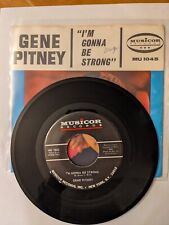 Old 45 RPM Record - Musicor MU-1045 - Gene Pitney - I'm Gonna Be Strong / Aladdi