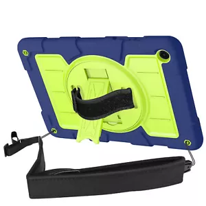 Avizar Coque pour Galaxy Tab A9 Plus Antichoc Béquille et Poignée Rotative - Photo 1/6