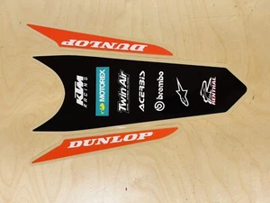 KTM Rear Fender Graphics Factory MXDecal - Fits: KTM 250 350 450 SX-F 2019-2022 - Foto 1 di 2
