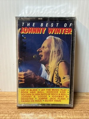 The Best of JOHNNY WINTER Greatest Hits (Cassette Tape) Album  NEW SEALED Rare! - Image 1 of 4
