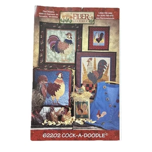 Cock-A-Doodle Rooster Quilt Patterns By Fiber Mosaics 62202 - Picture 1 of 4