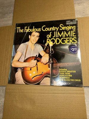 Jimmie Rodgers Uk Import Lp The Fabulous Country Singing Of On Contour - Sealed - Image 1 of 2