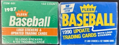 1987 1990 Fleer Update baseball MINT factory sealed sets! - Image 1 of 2