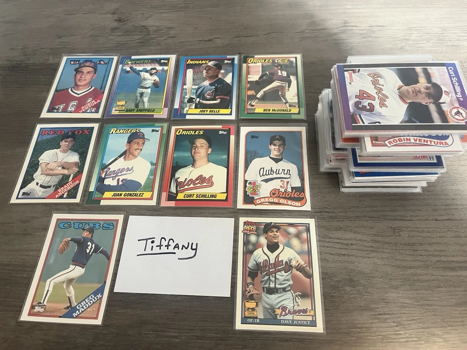 10 Topps Tiffany RC/HOF + 140 Más Base Set Mixto RC’s, Insertos, HOF Foto 1 de 4
