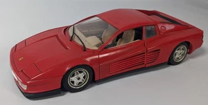 1984 Ferrari Testarossa Red burago 1/18 Diecast Model 3019 - Picture 1 of 14