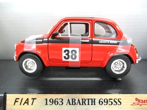YAT MING / ROAD SIGNATURE - 1963 FIAT ABARTH 500 / 695 SS (RED) - 1/18 DIECAST - Picture 1 of 18