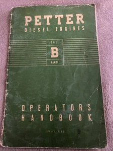 Manuale Operatori Petter Motore Diesel The B Range - Foto 1 di 4