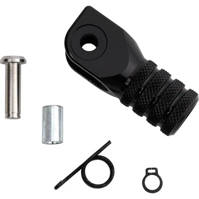 Moose Offroad Knurled Shift Lever Tip - 0 mm - Black 81-0000-02-60 - Imagem 1 de 4
