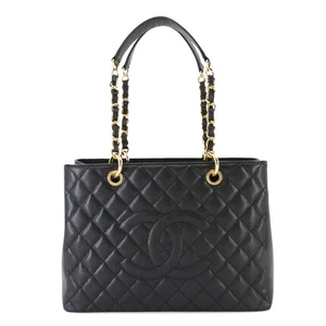 Borsa shopping CHANEL Matelasse Grand pelle di caviale nera GST A50995 90268595 - Foto 1 di 11