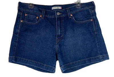 Levi's Denim Shorts Women's Size 12 Medium Wash Blue 515 Classic Casual - Image 1 of 4