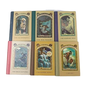A Series of Unfortunate Events Books 1,3,4,6,10 & 13 Bundle by Lemony Snicket - Bild 1 von 5