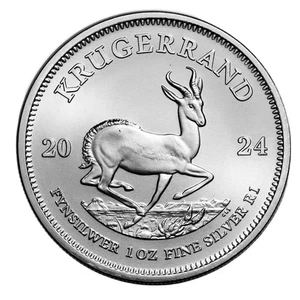 Krugerrand de plata Sudáfrica 2024 1 oz brillante sin circular - Imagen 1 de 10