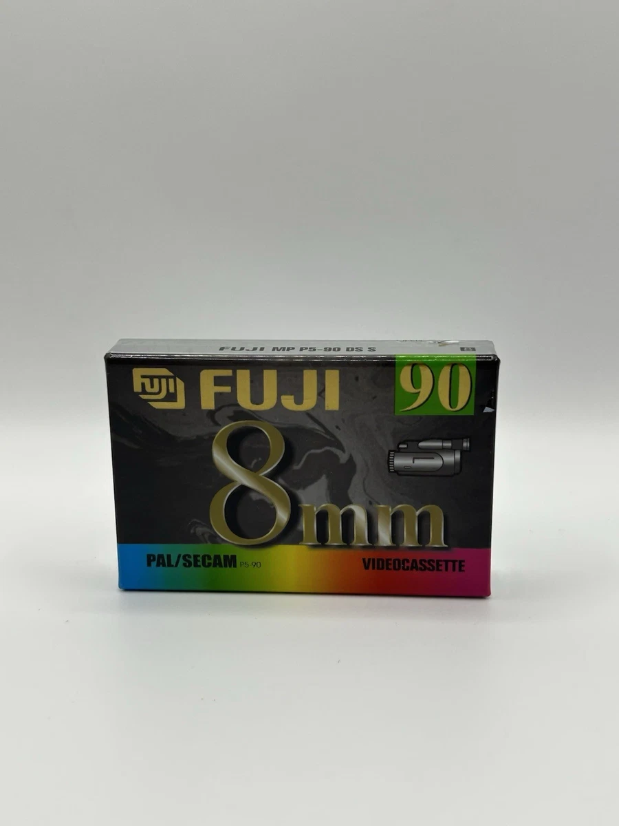 Fuji Video8 MP 90 Videokassette - 90 Minuten, PAL/SECAM, Für 8mm Camcorder