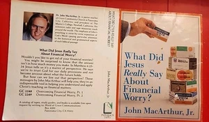 Vintage PASTOR JOHN MACARTHUR Kamerarauglich Buch KUNST Jesus Finanzielle Sorgen selten!! - Bild 1 von 5