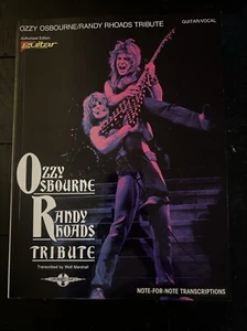 Hal Leonard Ozzy Osbourne / Randy Rhoads Tribute Guitar Tab Songbook - Imagen 1 de 4