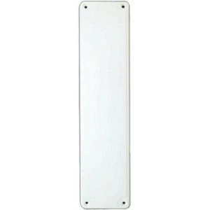 Plaque doigt de porte plastique blanc x 2 - Photo 1/1