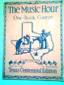 The Music Hour Texas Centennial Edition 1935 Song Book English/Spanish Booklet - Picture 1 of 5