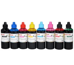 8X100ML Dye refill ink for canon pro 9000 Mark II CLI-8 cartridge ciss - Afbeelding 1 van 2
