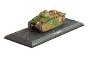 4660-130 Atlas Editions Char B1 1/72 Model Vendee II French Army 1st Armored