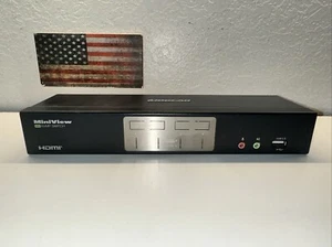 IOGEAR GCS1804 MiniView KVMP Switch Multimedia NO POWER SUPPLY - Photo 1/5