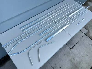 1961 CHEVY IMPALA 2 DOOR BODY SIDE MOLDING COMPLETE SET 16PC (NEW) - Bild 1 von 7
