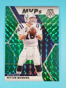 2020 Panini Mosaic MVP's GREEN Peyton Manning Indianapolis Colts #299 - Picture 1 of 2