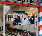 3D Man Hair Cut A634 Barber Shop Window Stickers Vinyl Wallpaper Wall Murals Amy