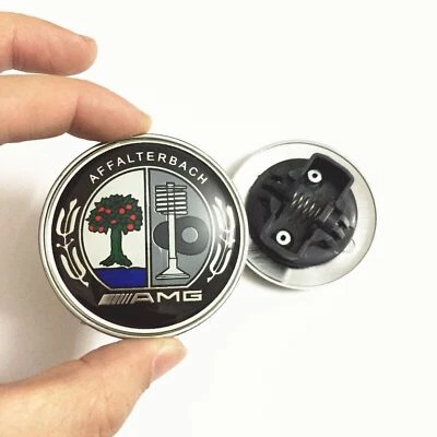 Para AMG C250 C300 C400 C43 Capucha Delantera Emblema Affalterbach Color Apple Tree Foto 1 de 2