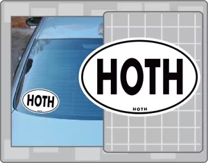 HOTH EURO Vinyl Decal Car Truck Window Star Wars Ice Planet Sticker - Foto 1 di 1