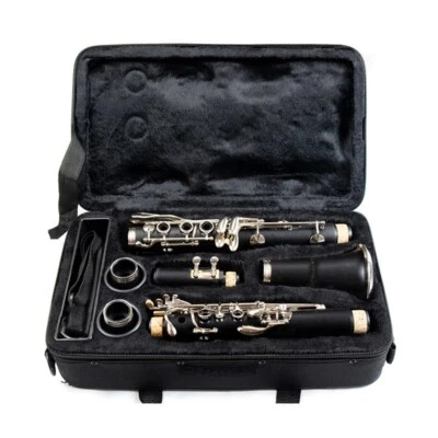 Clarinete Miwayer 17 teclas baquelita madera viento instrumento clarinete tenor Foto 1 de 4
