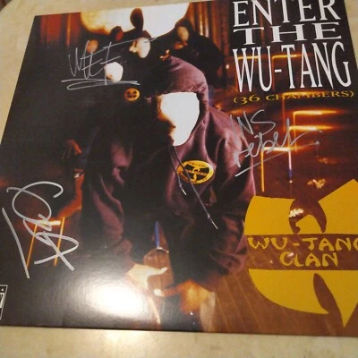SIGNED Wu Tang Clan - Enter The Wu-tang Autographed by Method man Inspectah GZA - Image 1 of 4