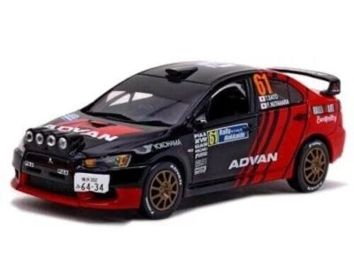 1/43 Vitesse 43428 L/E Mitsubishi Lancer Evo X 2009 Hokkaido #61 Nutahara & Sato Foto 1 de 4